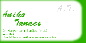 aniko tanacs business card