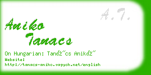 aniko tanacs business card